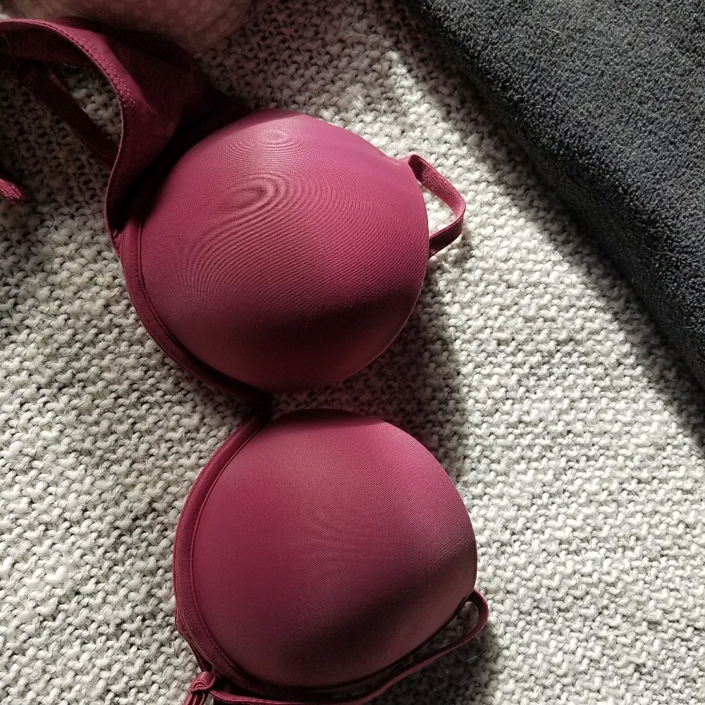Pink bra